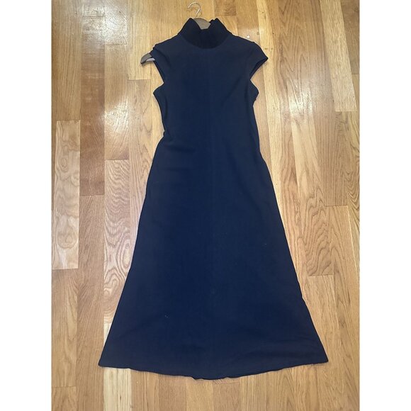 Black Turtleneck Midi Dress - Picture 2 of 8